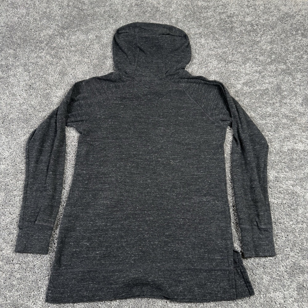 Nike Pullover Hoodie Womens Large Heather Charcoal Long Sleeve Sweatshirt *READ* - Picture 8 of 10